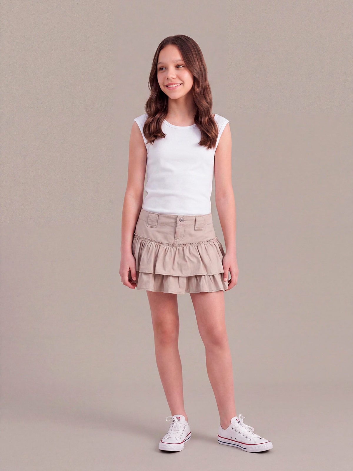 FALDA NIÑA ALGODÓN INDEX TEEN - 1