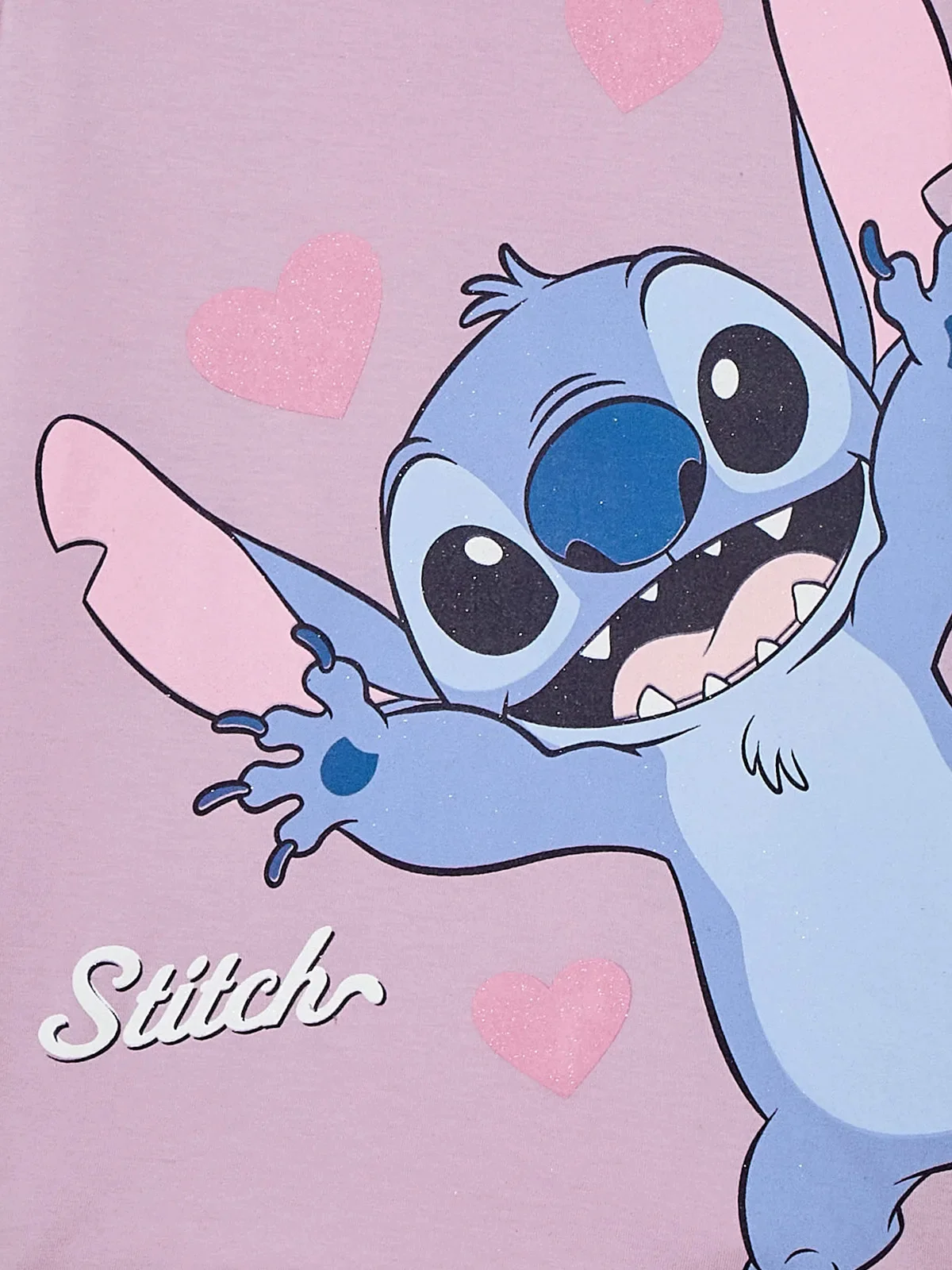 POLO MANGA LARGA ALGODÓN NIÑA LILO & STITCH LILA BÁSICA - 3
