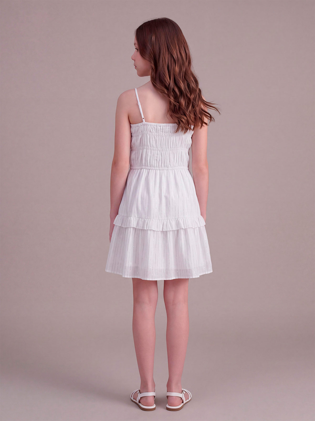 VESTIDO ALGODÓN NIÑA INDEX TEEN LUREX - 2
