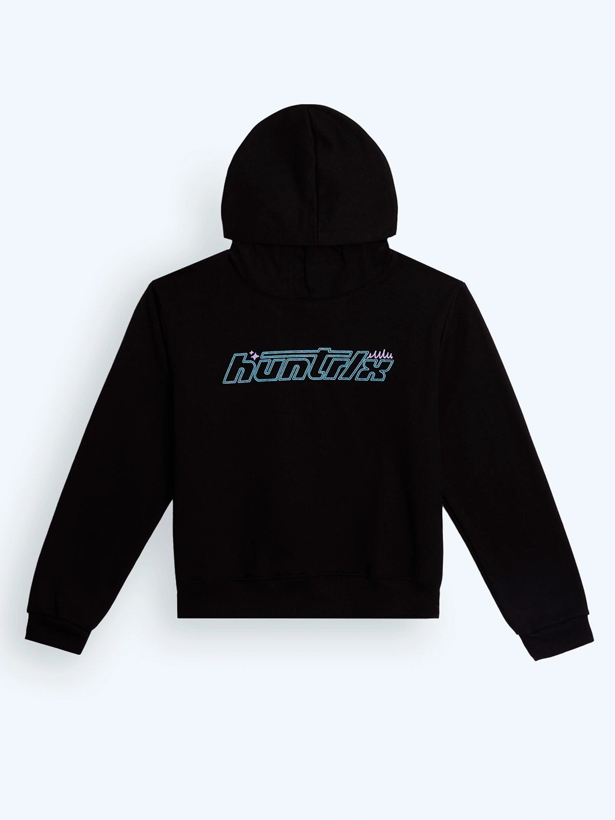 POLERA ALGODÓN NIÑA KPOP DEMON HUNTERS NEGRO - 1