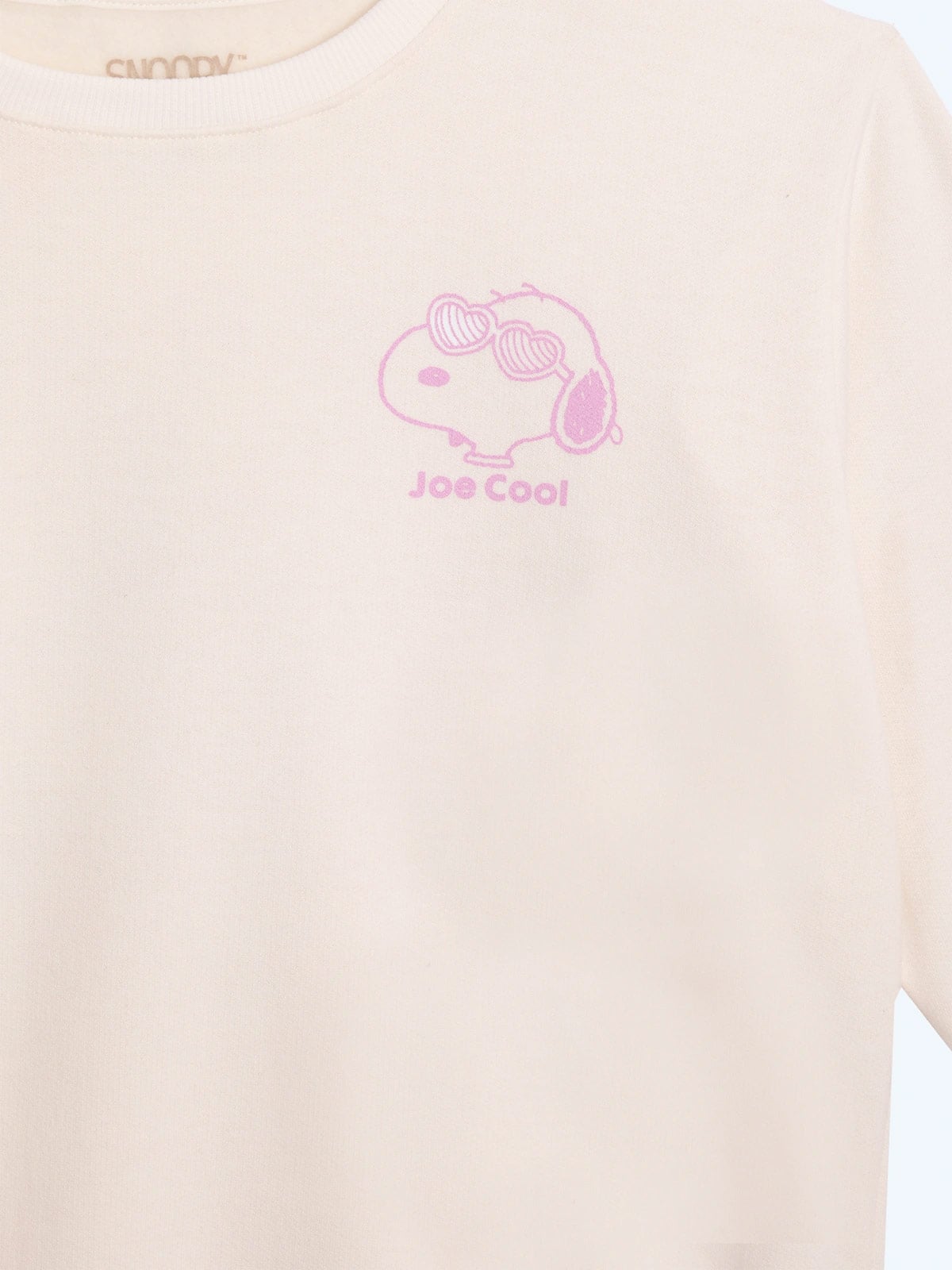 POLERA ALGODÓN NIÑA SNOOPY ECRU - 3