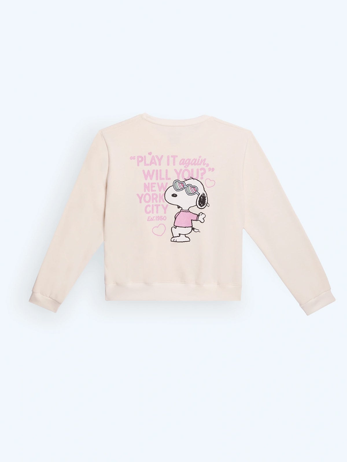 POLERA ALGODÓN NIÑA SNOOPY ECRU - 2