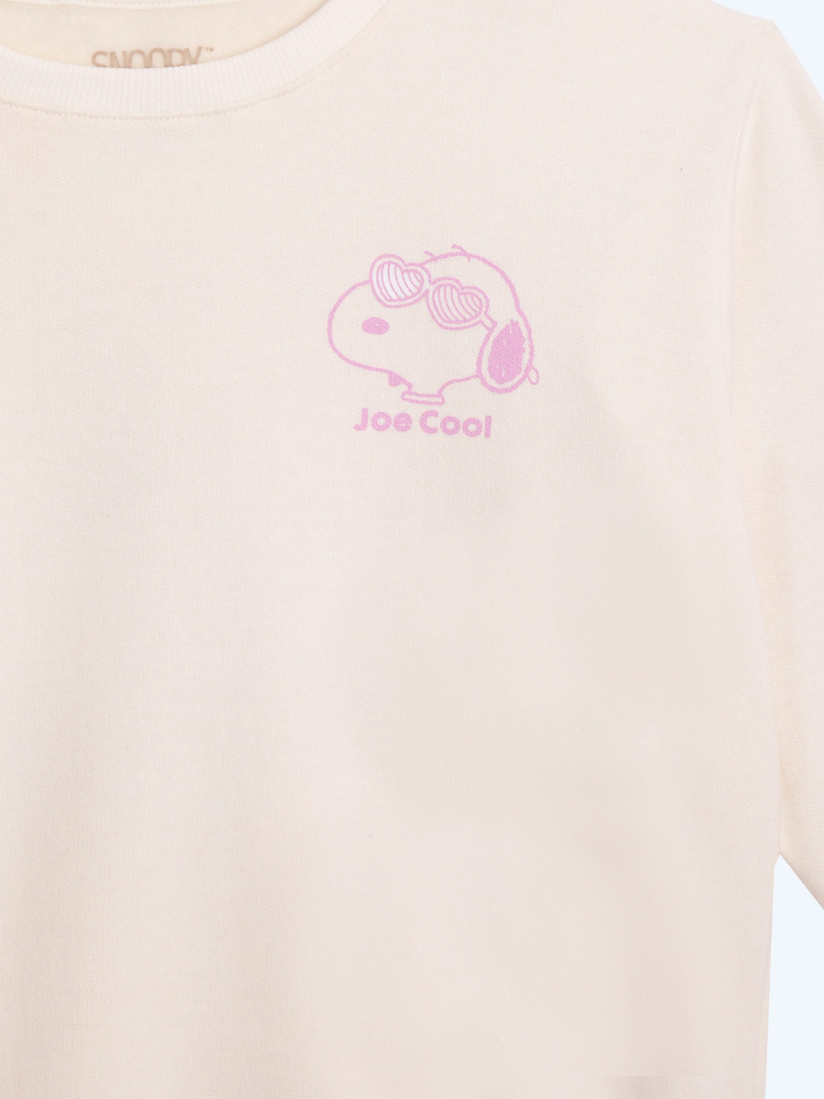 POLERA ALGODÓN NIÑA SNOOPY ECRU - 3