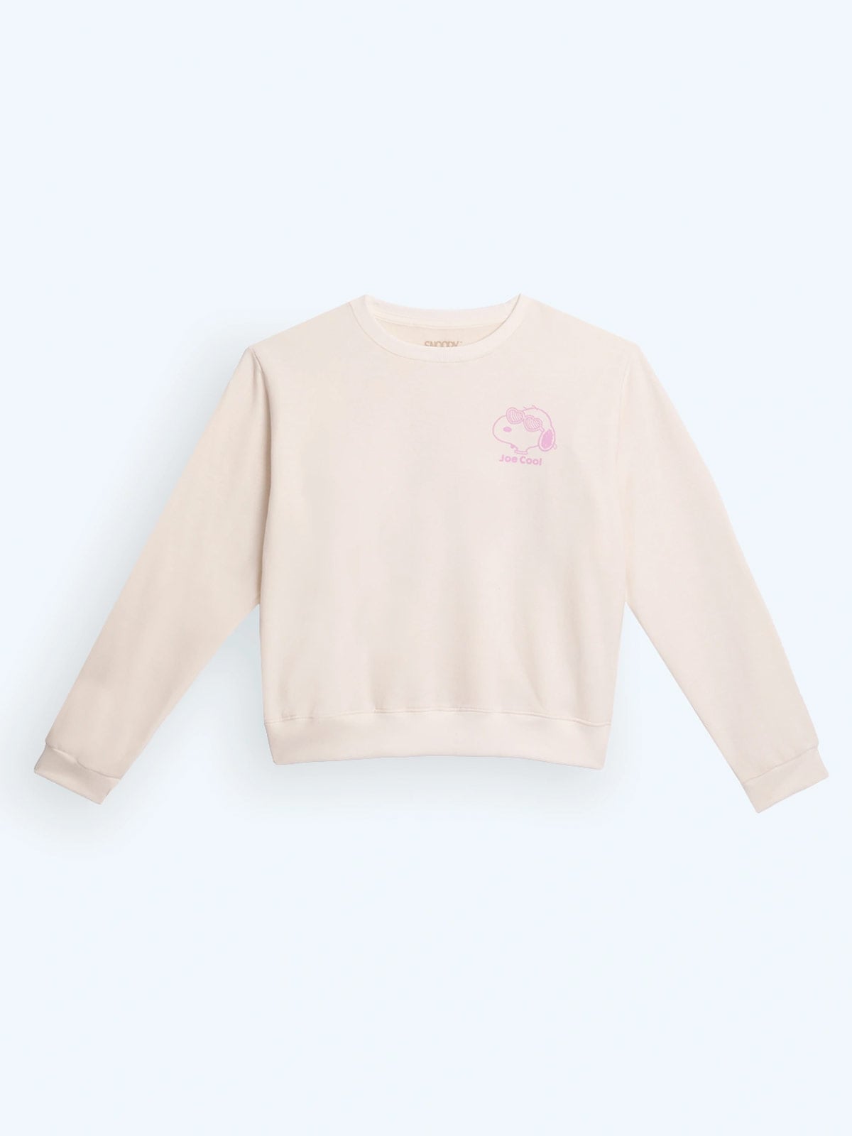 POLERA ALGODÓN NIÑA SNOOPY ECRU - 1