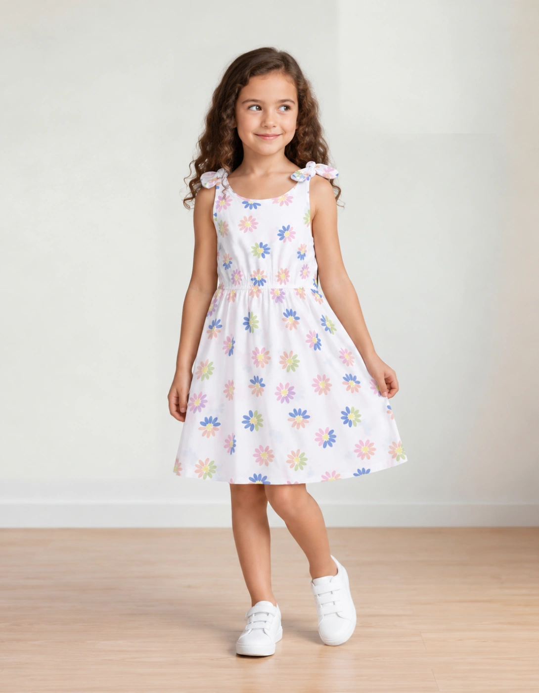 VESTIDO ALGODÓN NIÑA HARVEST - 1
