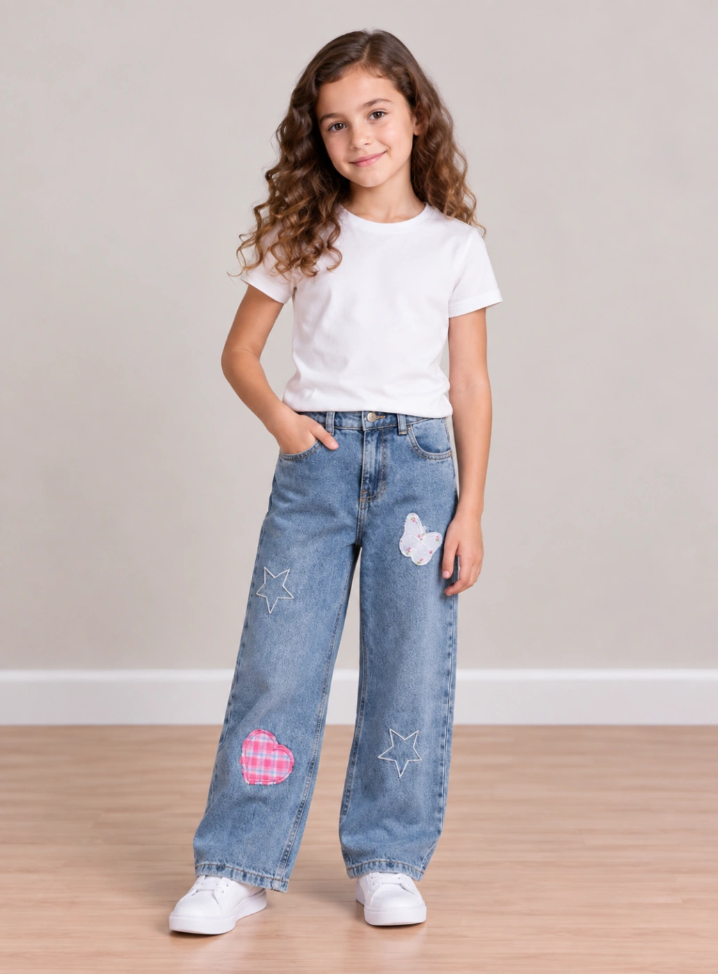 JEAN BARREL PARCHE NIÑA HARVEST - 1
