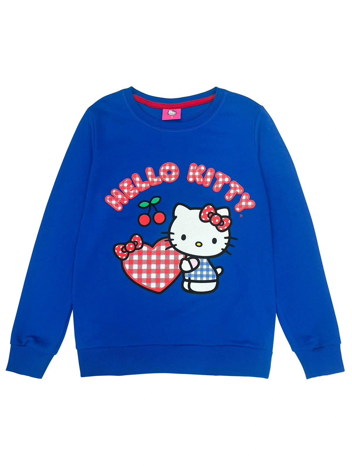 POLERA ALGODÓN NIÑA HELLO KITTY AZUL PICNIC - 1