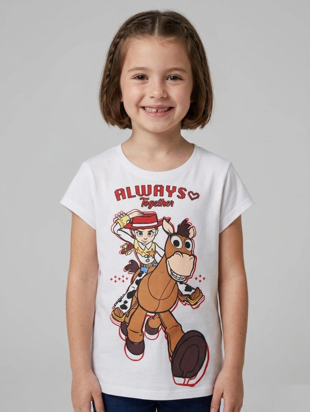 POLO ALGODÓN NIÑA TOY STORY MARFIL - 1