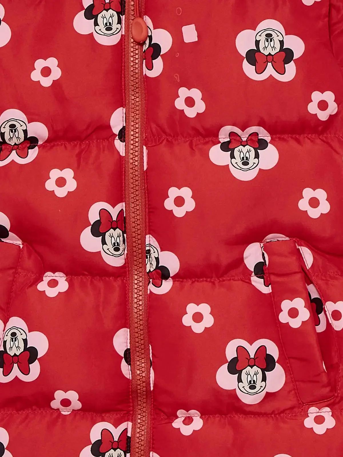 CHALECO MANGA LARGA ALGODÓN NIÑA MINNIE MOUSE ROJO BÁSICO - 3