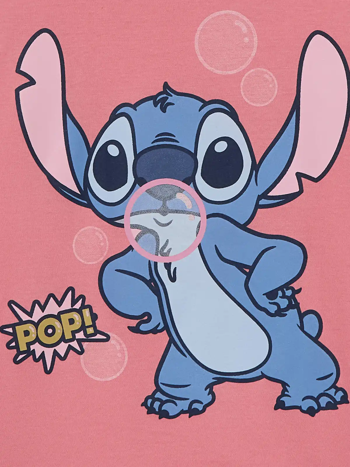 POLO MANGA LARGA ALGODÓN NIÑA LILO & STITCH ROSADO - 3