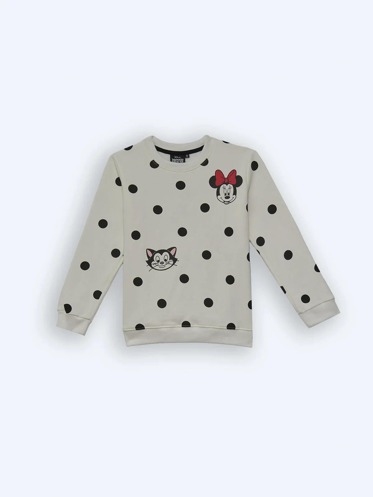 POLERA ALGODÓN NIÑA MINNIE MOUSE MARFIL - 1