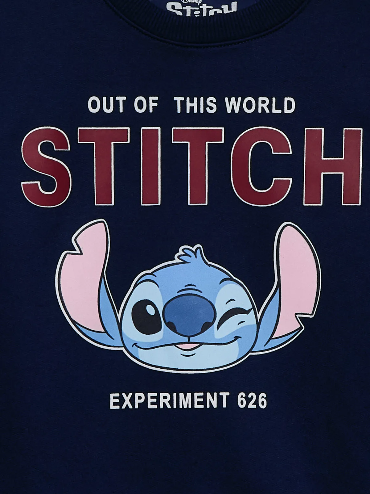 POLERA ALGODÓN NIÑA LILO & STITCH ACERO OVERSIZE - 3