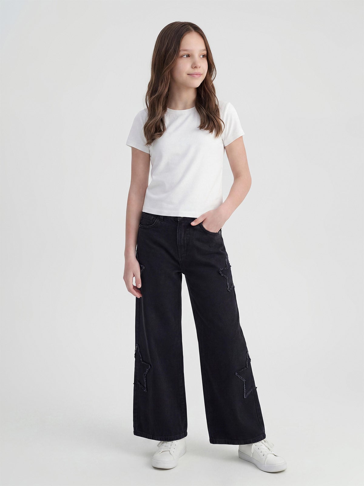 JEANS ALGODÓN NIÑA INDEX ESTRELLA - 1