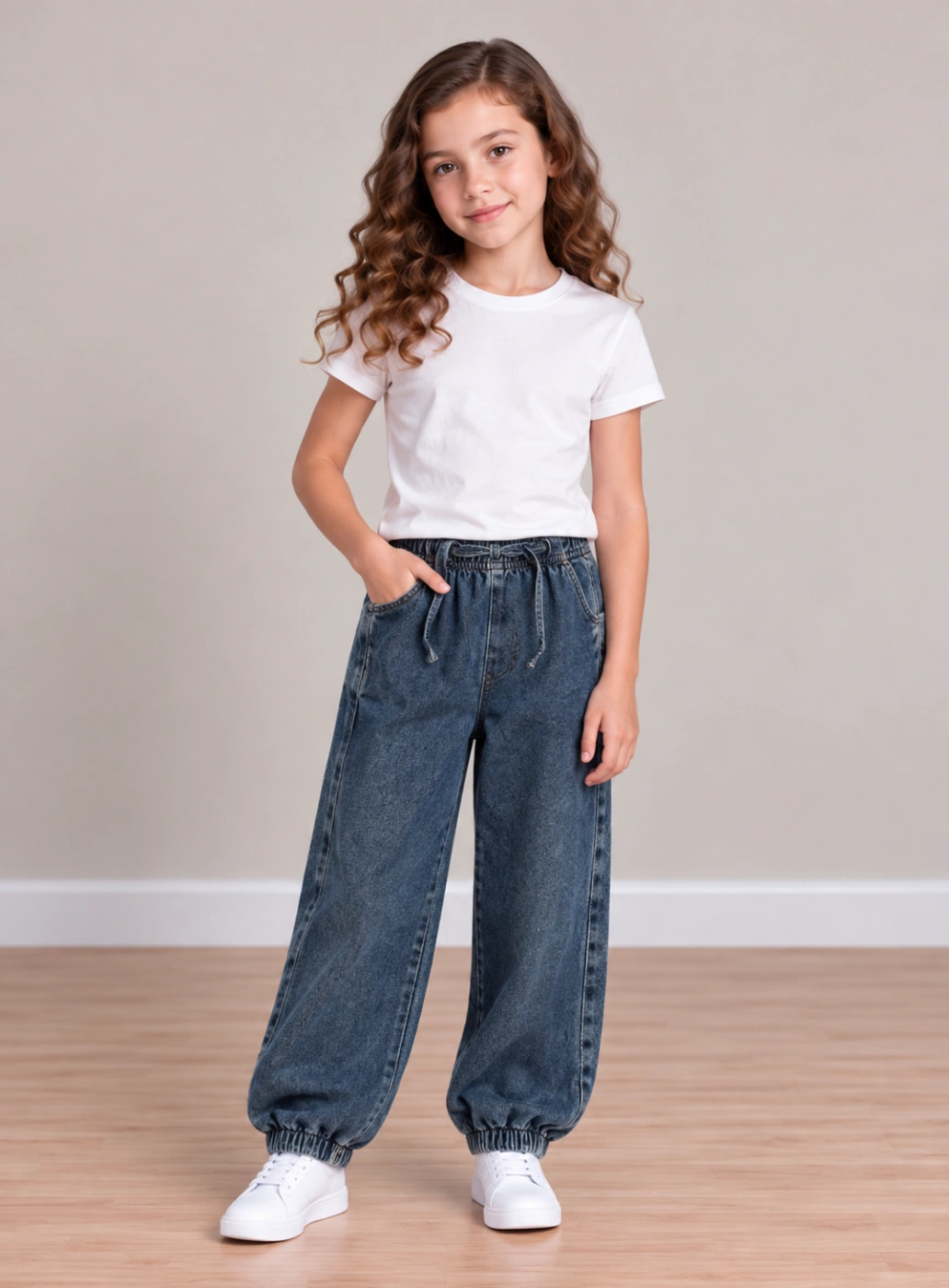 JEANS ALGODÓN NIÑA HARVEST - 1