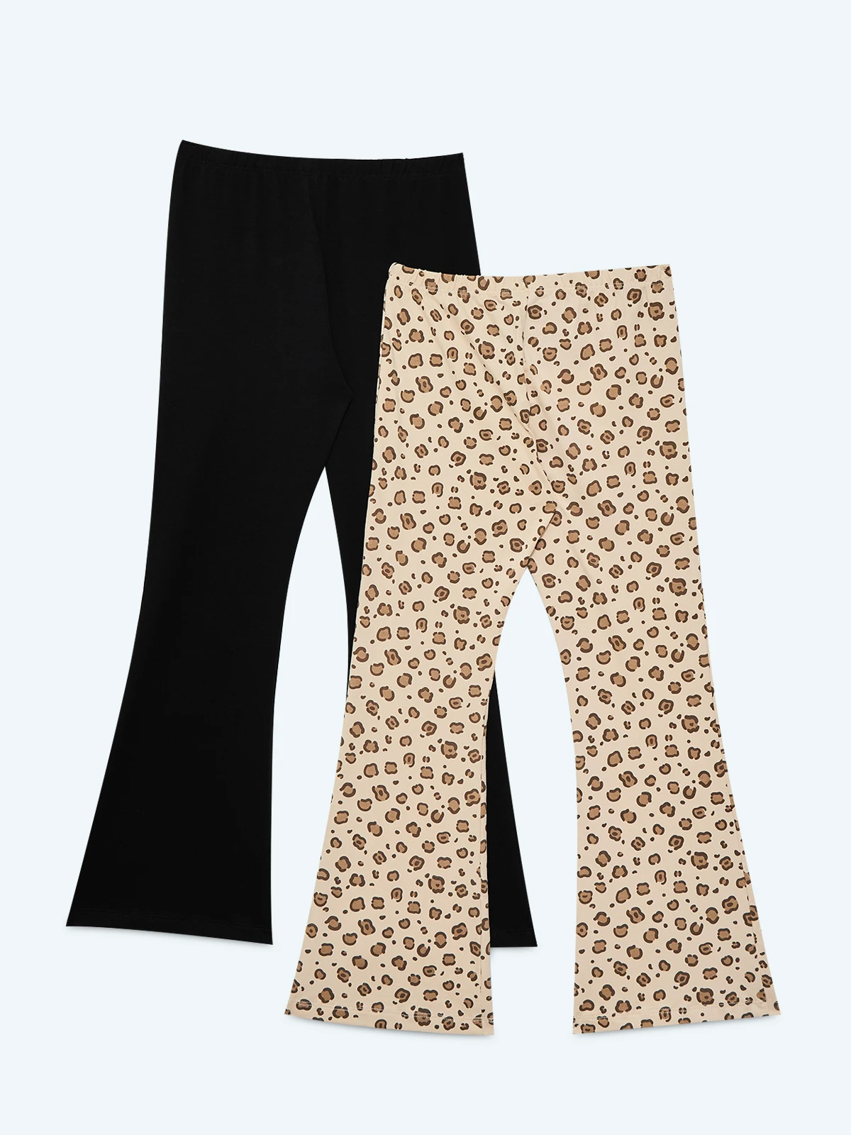 PACK X2 LEGGINGS ALGODÓN FLARE NIÑA INDEX - 2