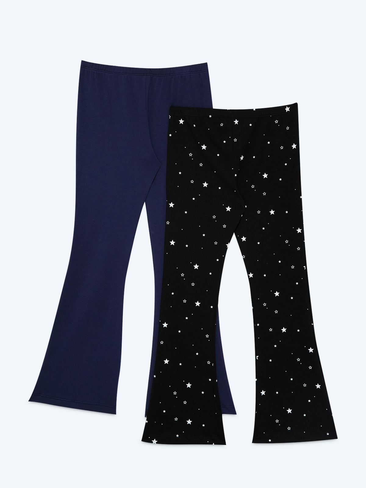 PACK X2 LEGGINGS ALGODÓN FLARE NIÑA INDEX - 2