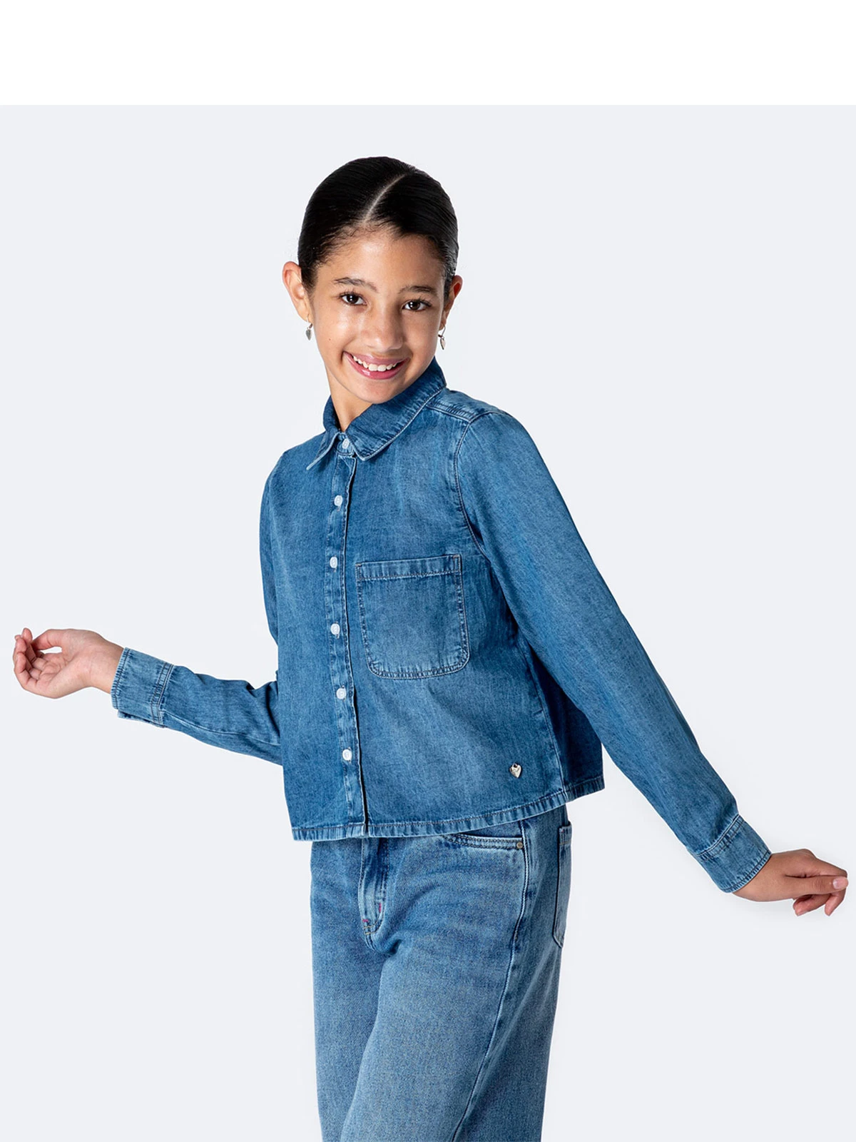 BLUSA MANGA LARGA NIÑA PIONIER GHEMAL - 1