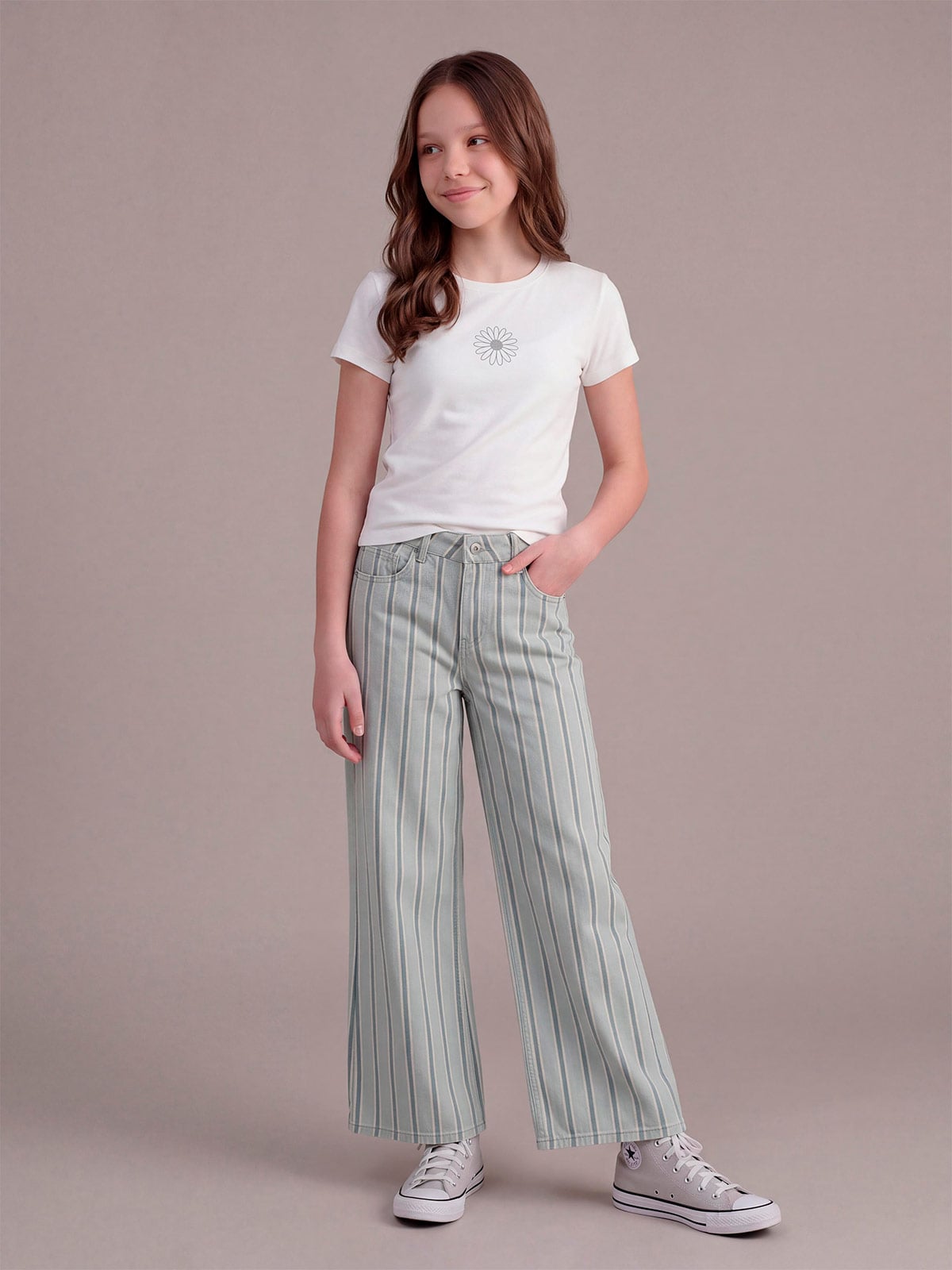PANTALÓN DENIM ALGODÓN NIÑA INDEX  - 1