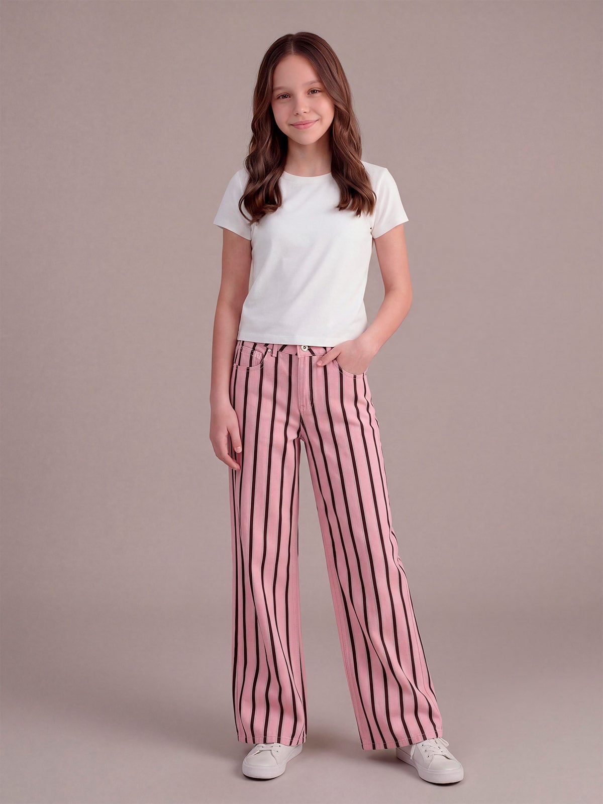 PANTALÓN DENIM ALGODÓN NIÑA INDEX  - 1