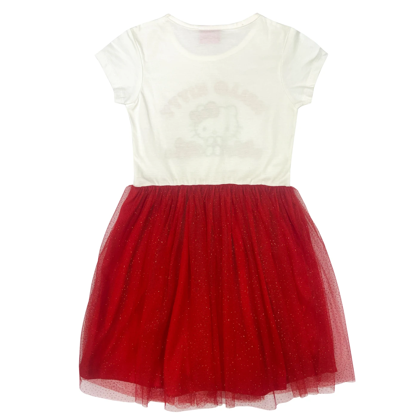 VESTIDO MANGA CORTA NIÑA HELLO KITTY ROJO - 2