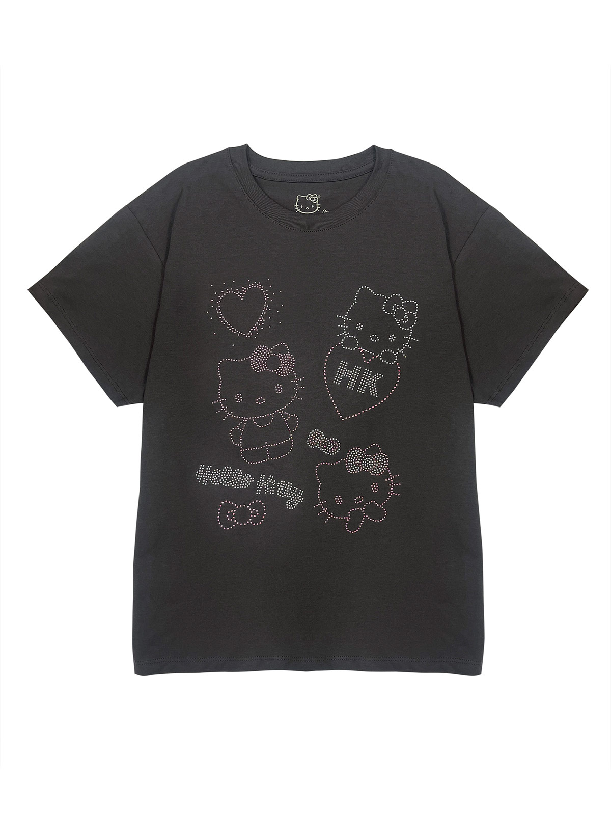 POLO MANGA CORTA ALGODÓN NIÑA HELLO KITTY GRIS OSCURO - 1