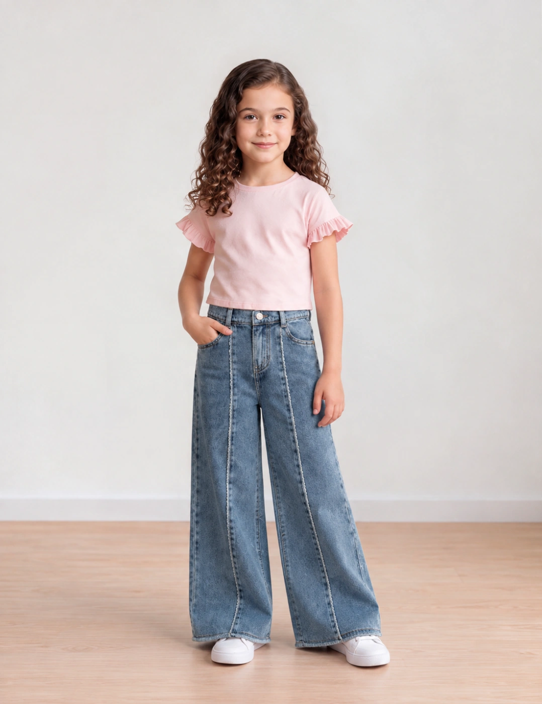JEANS ALGODÓN NIÑA HARVEST - 1