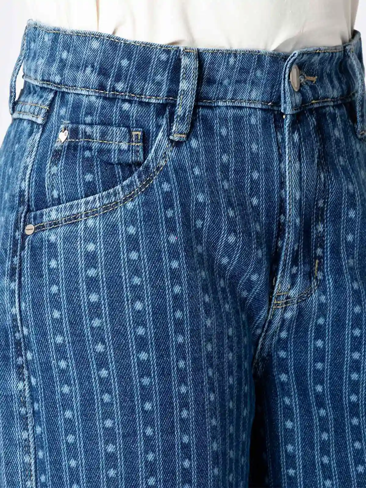 JEAN WIDELEG NIÑA PIONIER CINTURA KRISTALH - 4