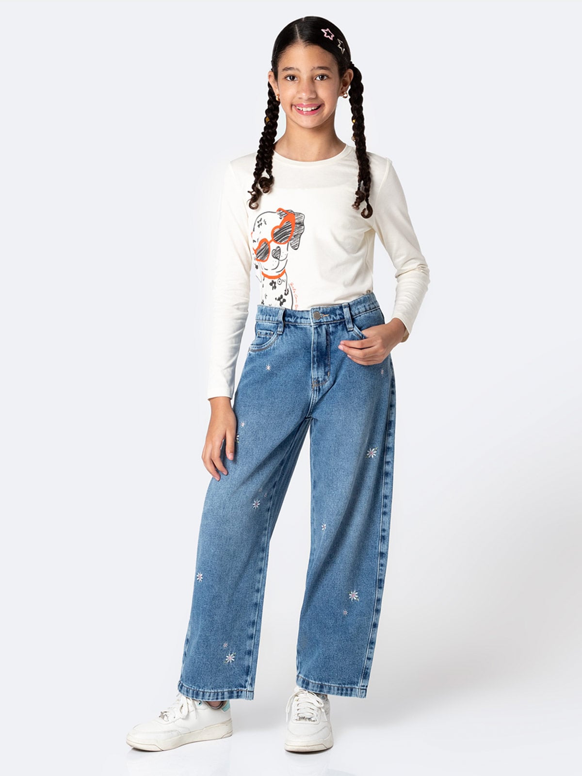 JEAN WIDELEG NIÑA PIONIER CINTURA SEYEN - 1