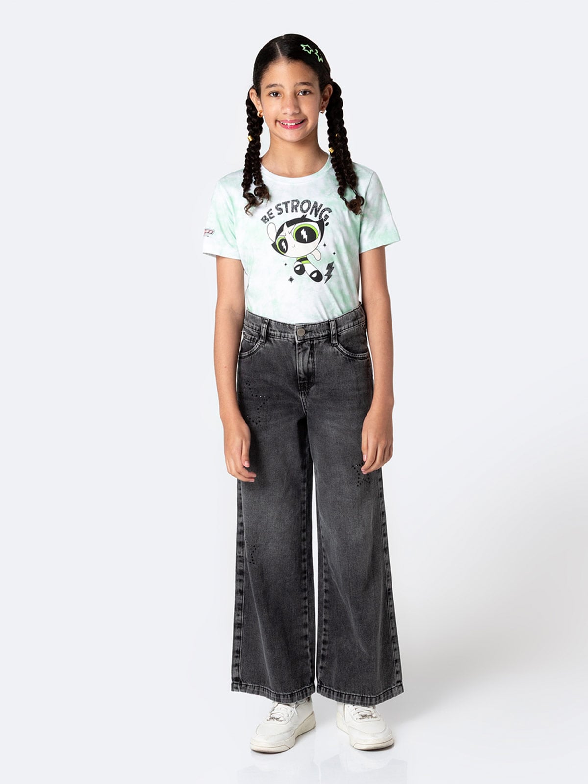 JEAN WIDELEG NIÑA PIONIER CINTURA NEHIR - 1