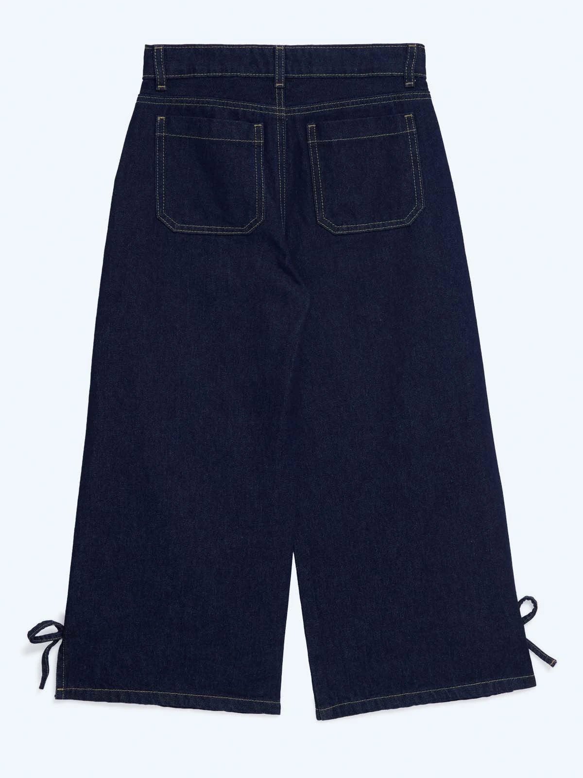 JEANS CULOTTE NIÑA HARVEST LAZOS - 2
