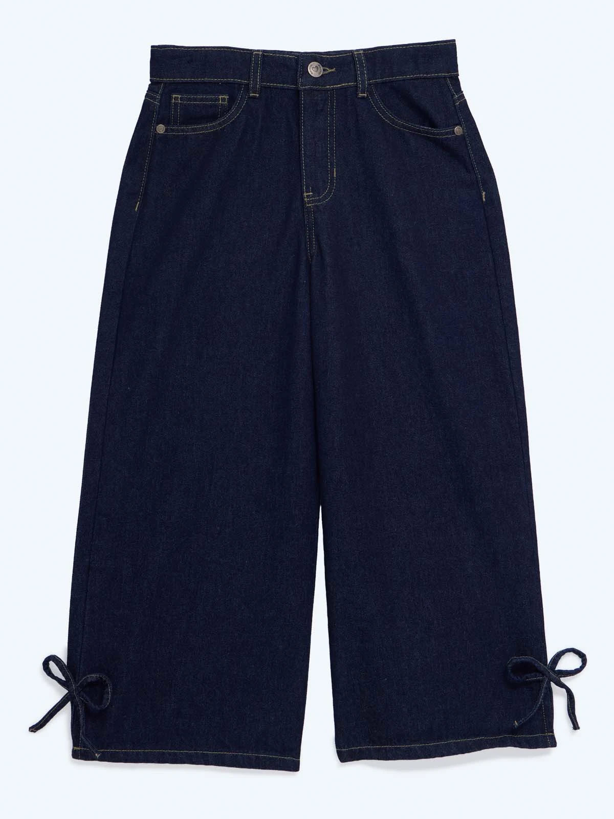 JEANS CULOTTE NIÑA HARVEST LAZOS - 1