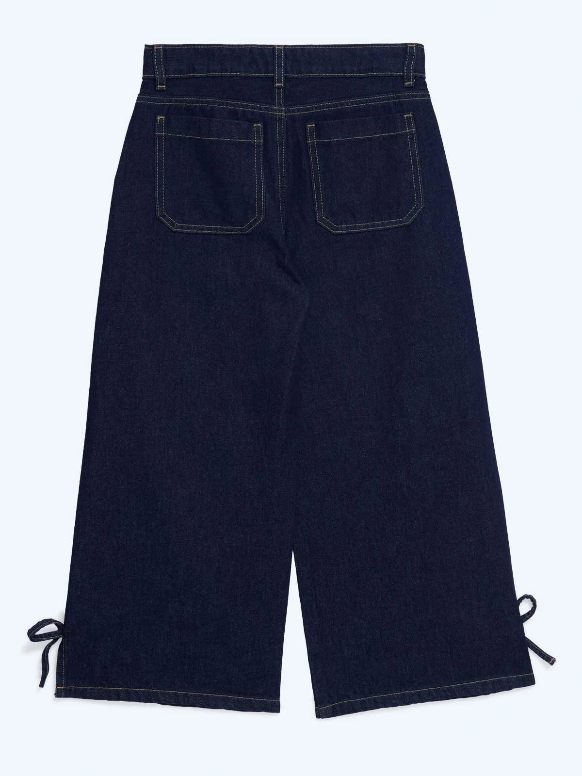 JEANS CULOTTE NIÑA HARVEST LAZOS - 2