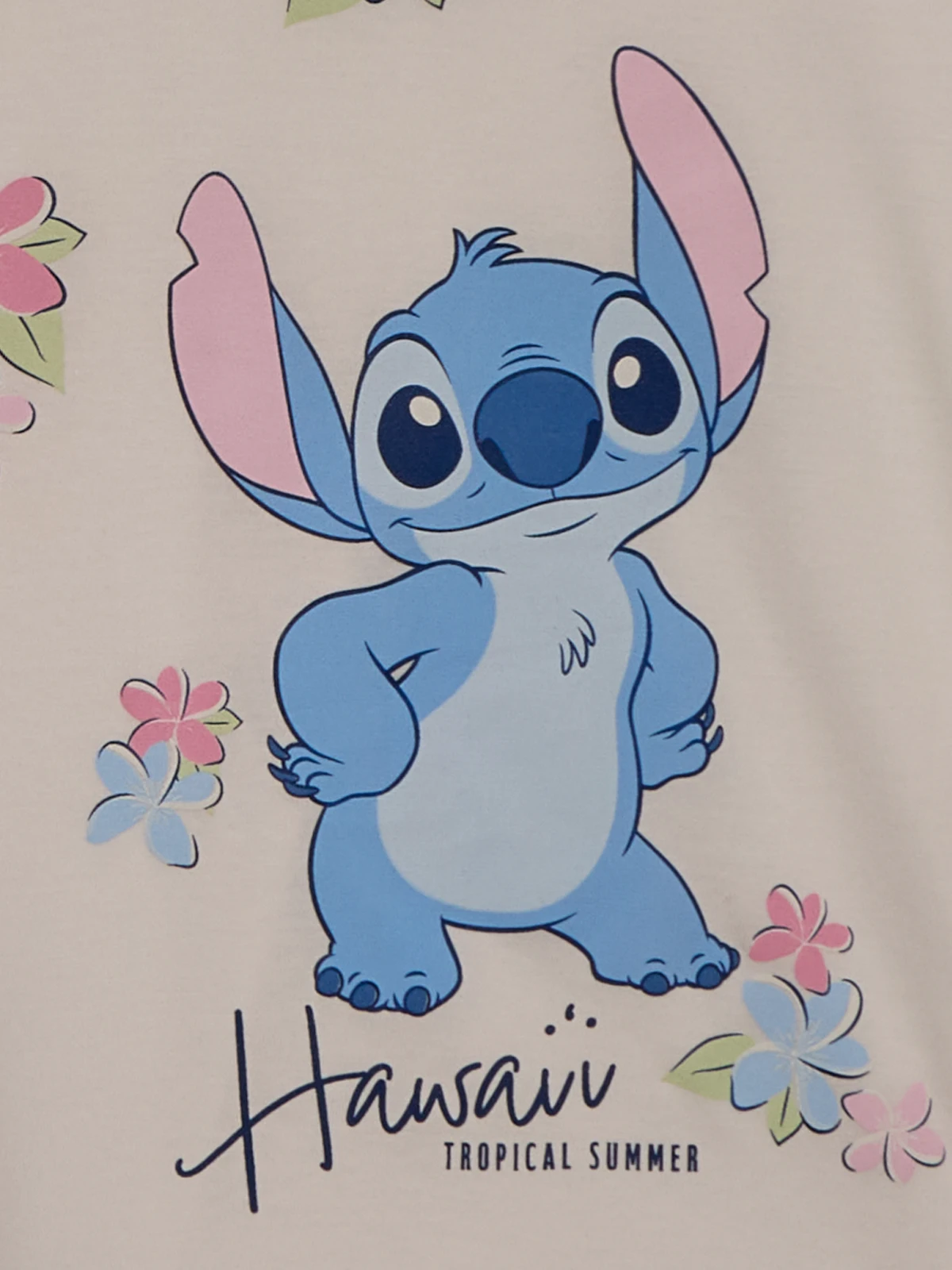 POLO MANGA CORTA NIÑA STITCH HAWAI - 3