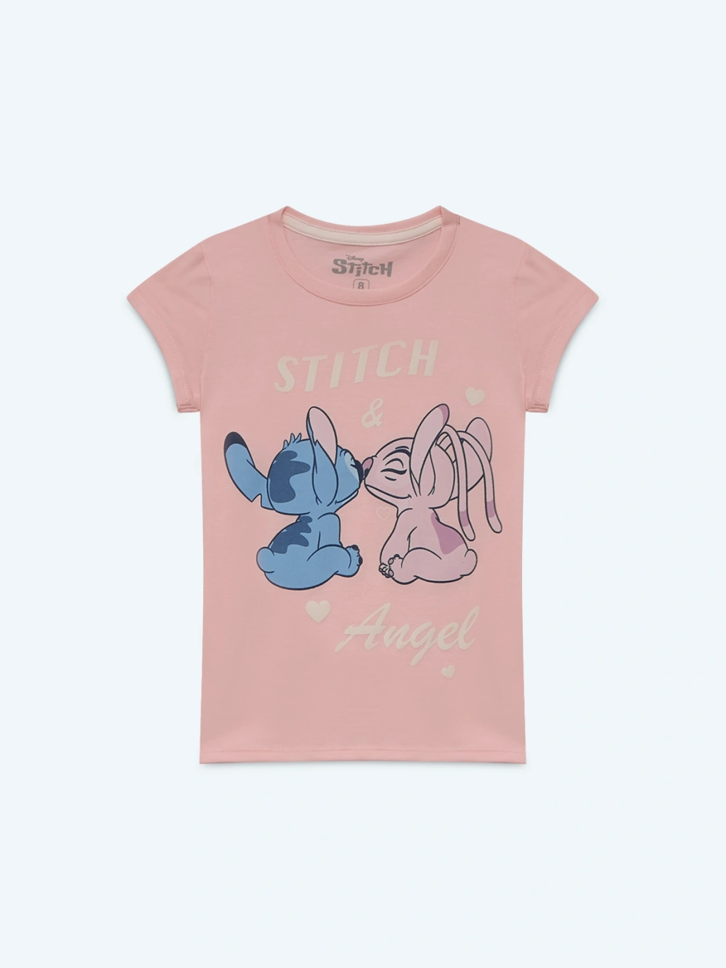 POLO MANGA CORTA NIÑA STITCH KISS - 1