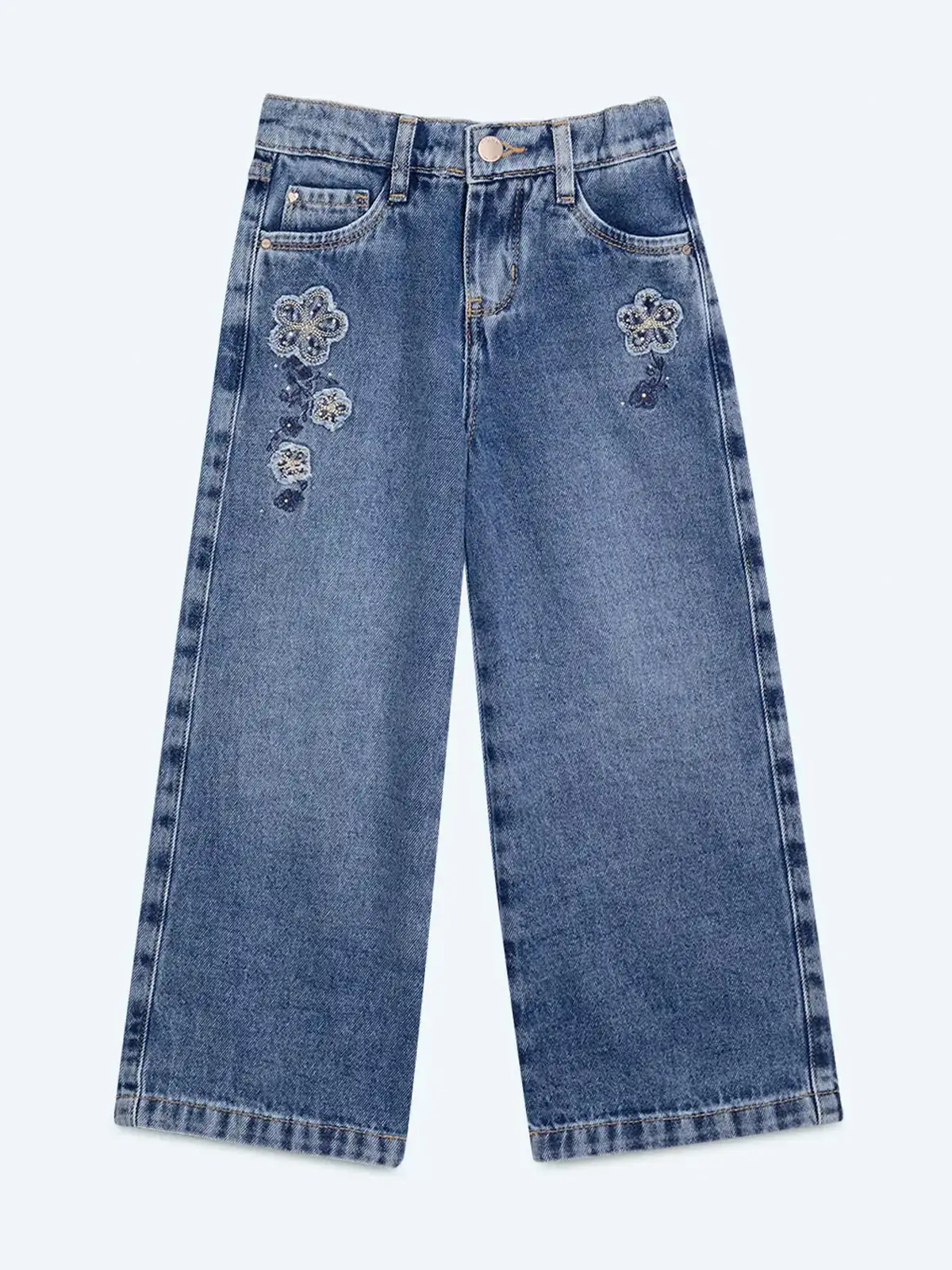 JEAN WIDELEG DENIM NIÑA PIONIER HAMELIAH - 1