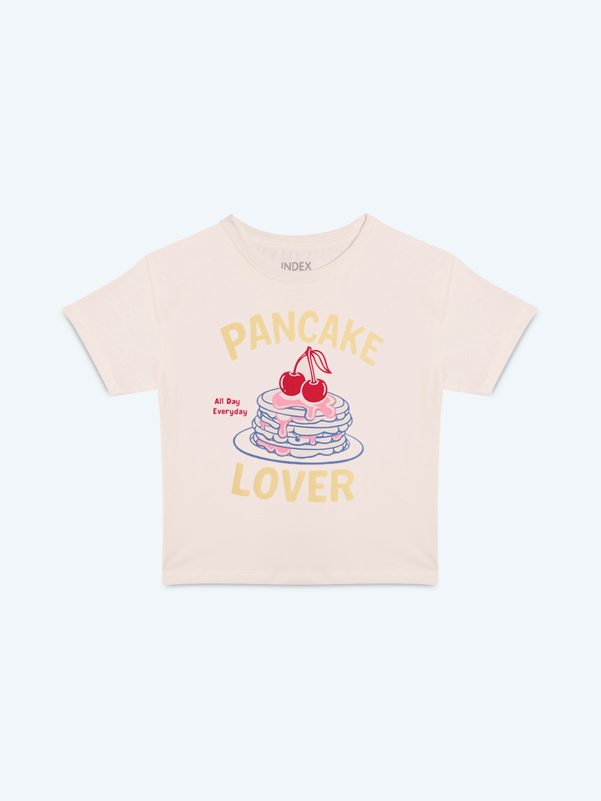 POLO OVERSIZE MANGA CORTA ALGODÓN NIÑA INDEX FOODIE - 1
