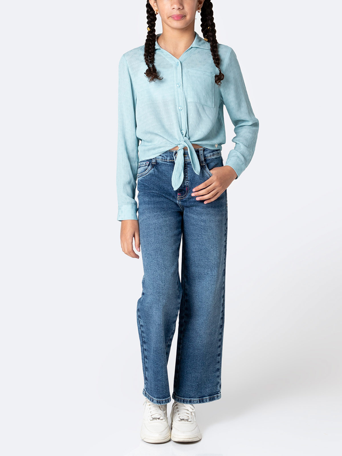BLUSA REGULAR FIT NIÑA PIONIER KCASSIE - 1