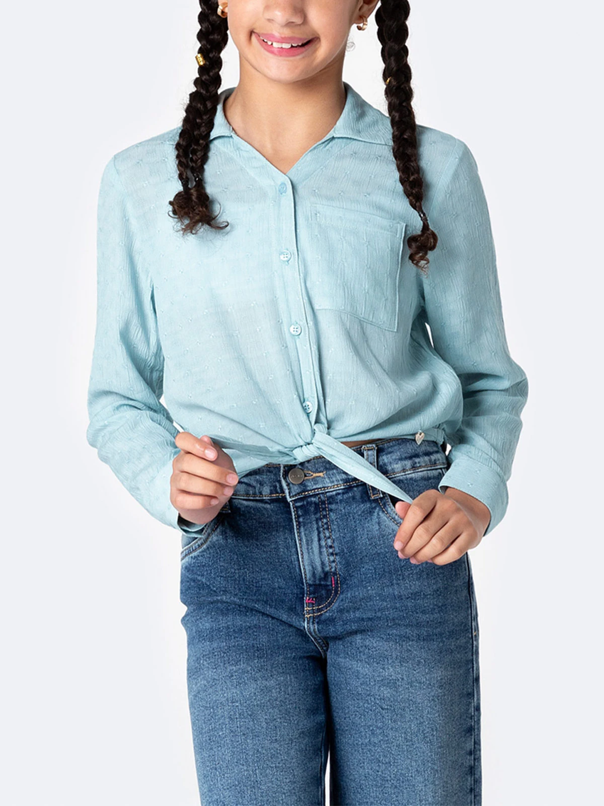 BLUSA REGULAR FIT NIÑA PIONIER KCASSIE - 2