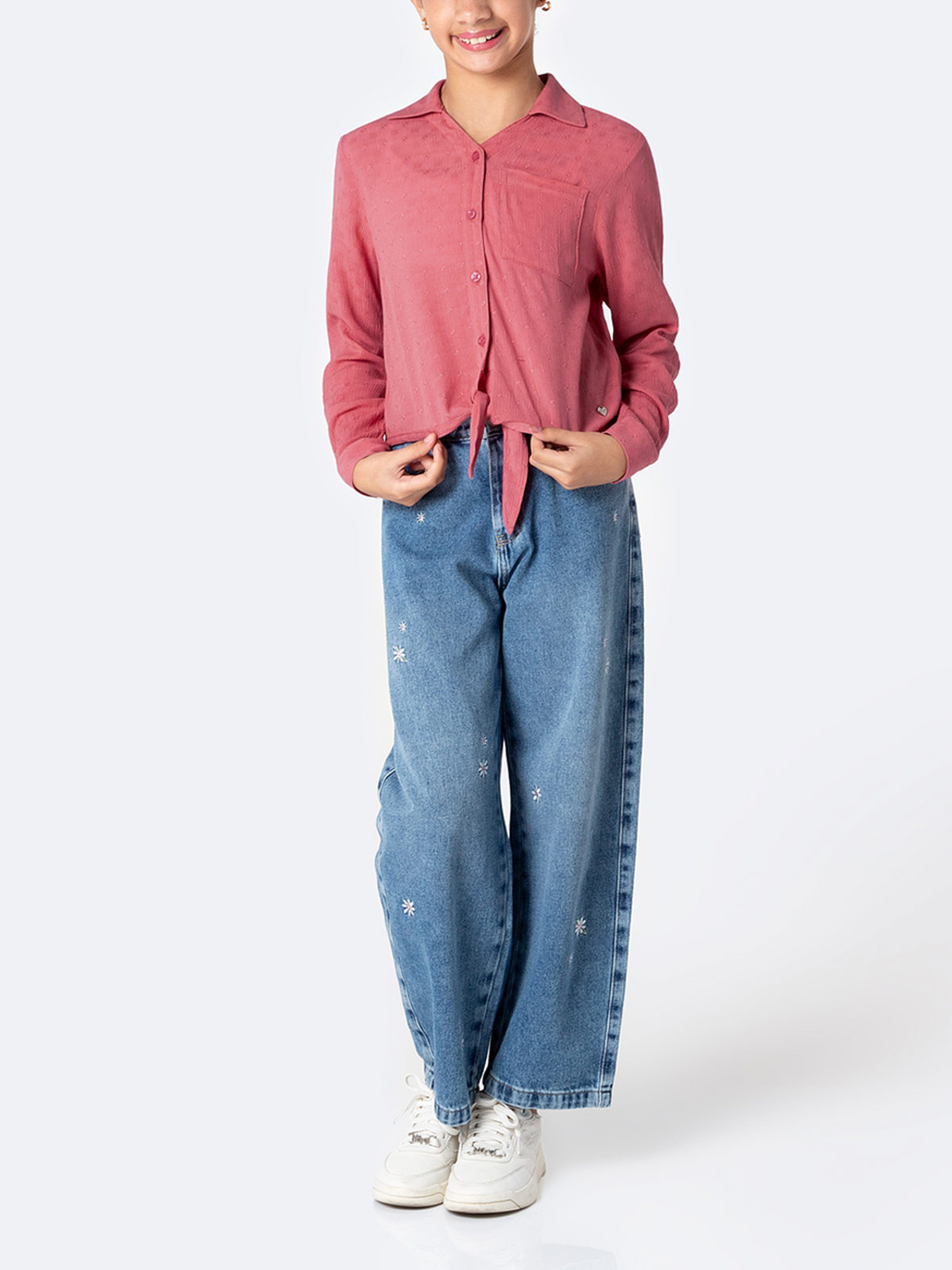 BLUSA REGULAR FIT NIÑA PIONIER KCASSIE - 1