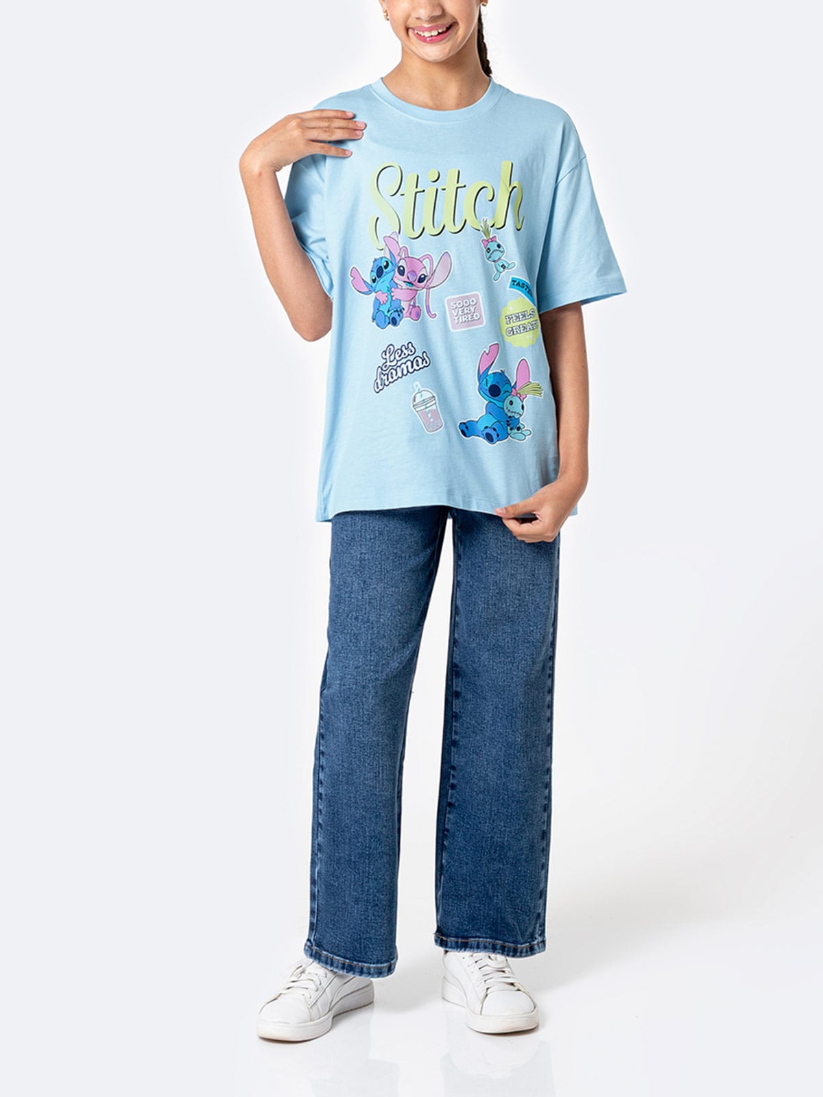 POLO OVERSIZE MANGA CORTA NIÑA PIONIER BLOOM - 1