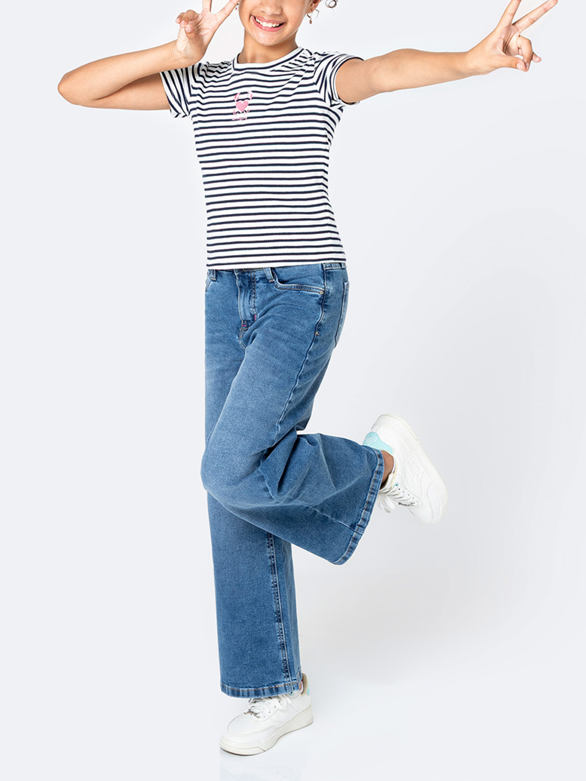 POLO REGULAR FIT MANGA CORTA NIÑA PIONIER VARIGATE KIUT - 2