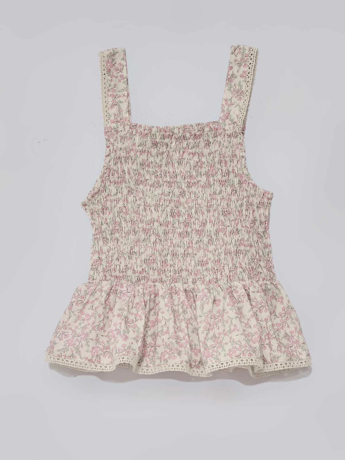 BLUSA SIN MANGAS NIÑA HARVEST PANAL FULL PRINT - 1