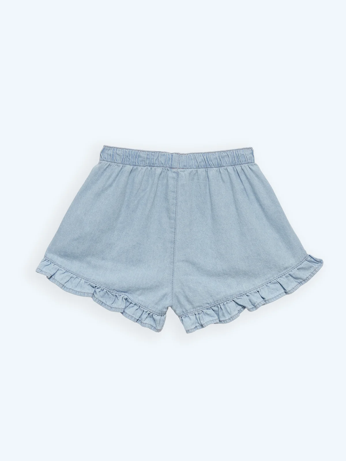 SHORT NIÑA INDEX CHAMBRAY - 2