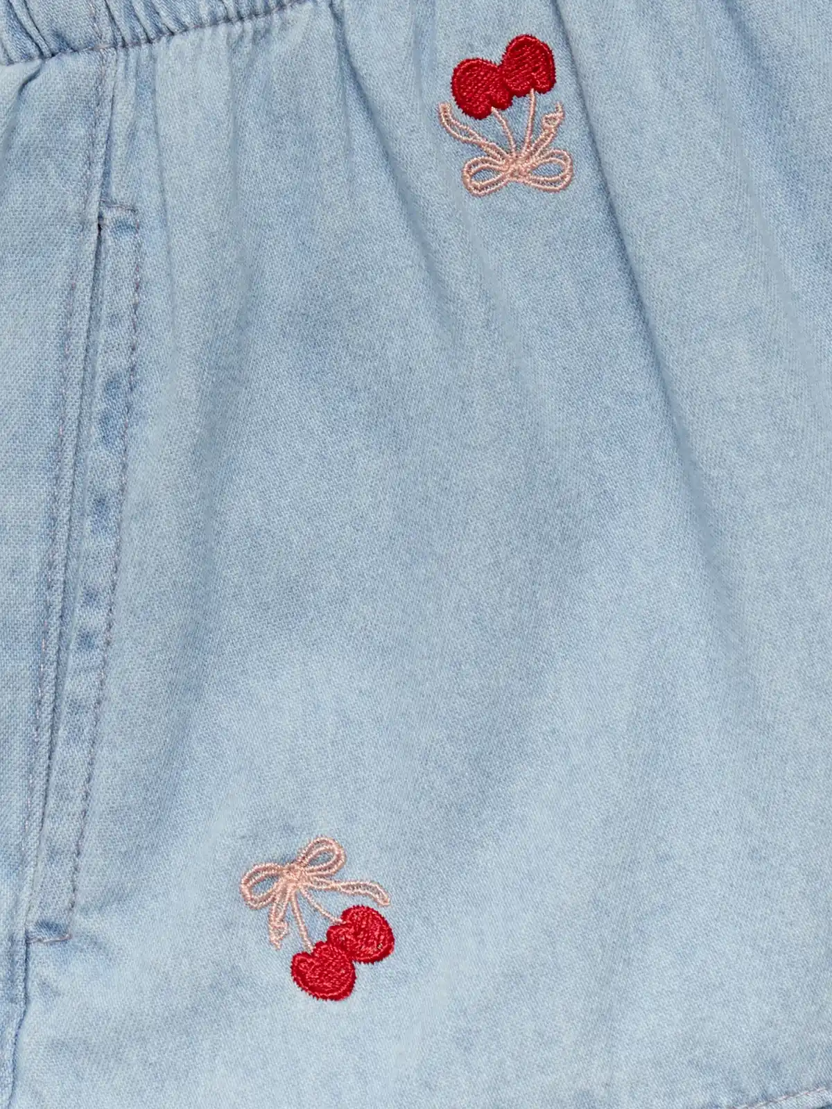 SHORT NIÑA INDEX CHAMBRAY - 3