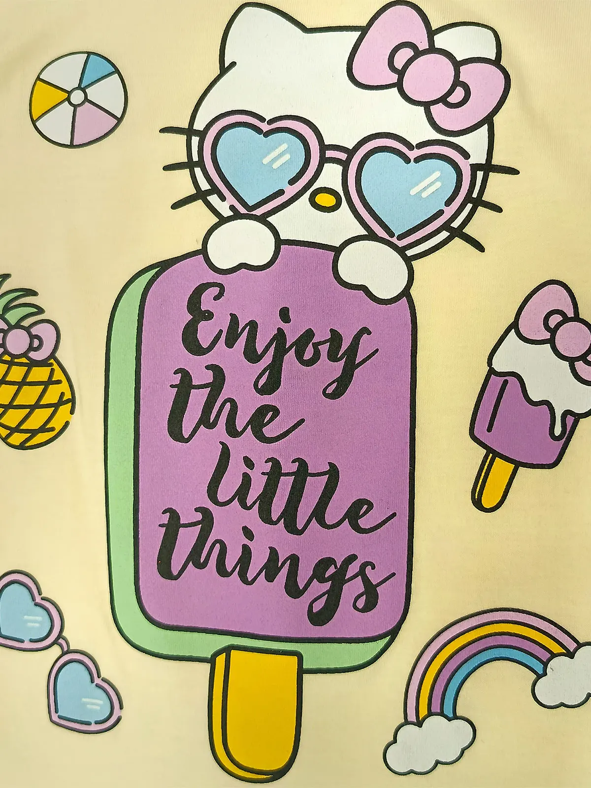 POLO REGULAR FIT MANGA CORTA NIÑA HELLO KITTY ICE CREAM - 3