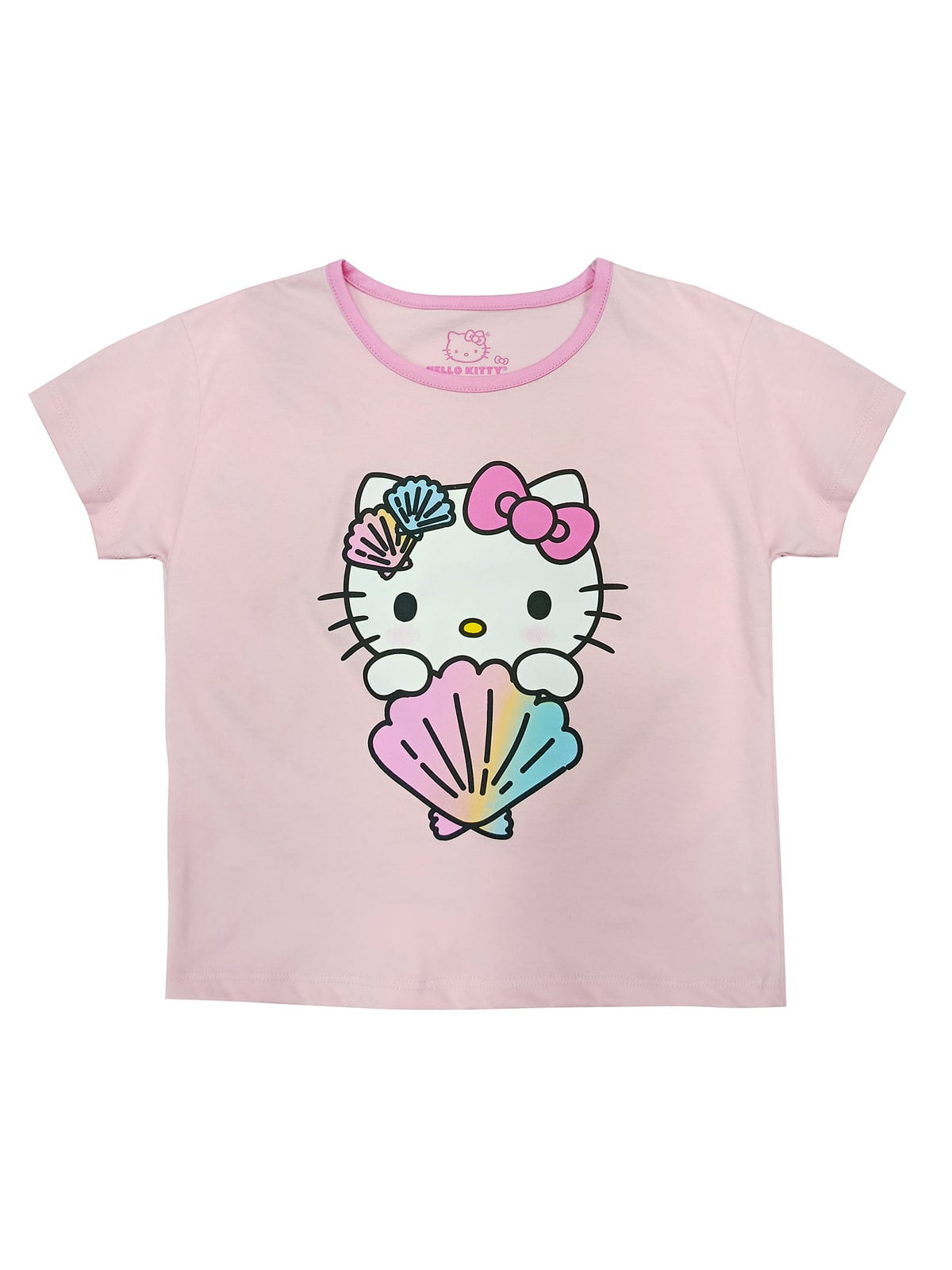 POLO REGULAR FIT MANGA CORTA NIÑA HELLO KITTY SHELL RAINBOW - 1