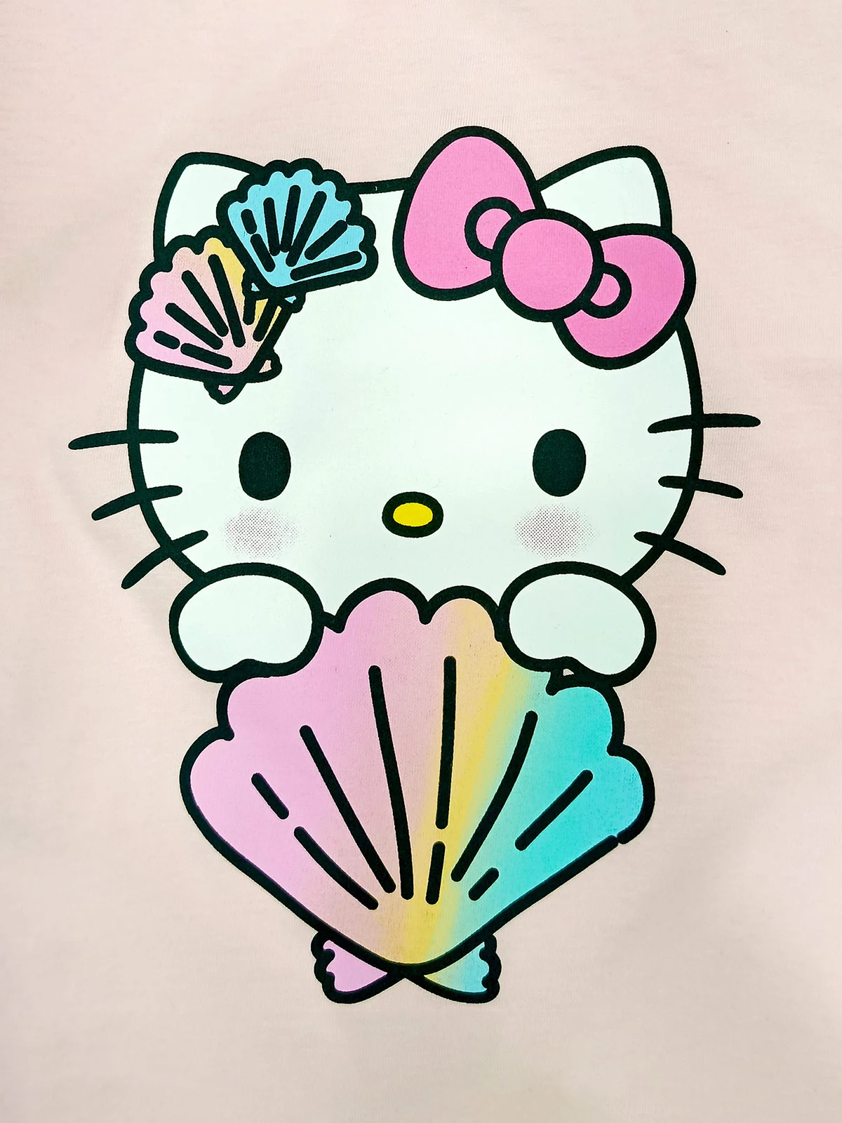 POLO REGULAR FIT MANGA CORTA NIÑA HELLO KITTY SHELL RAINBOW - 3