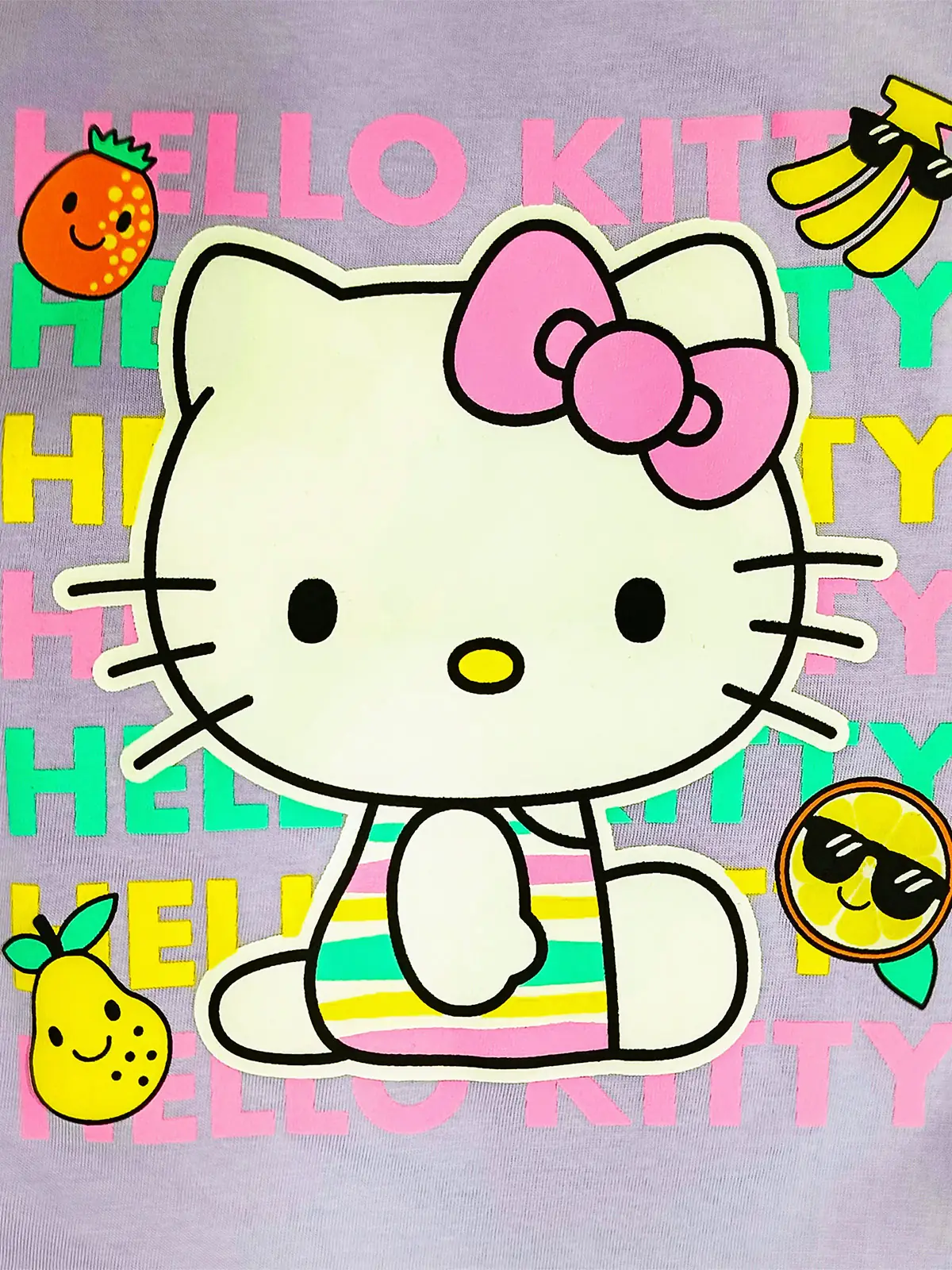 POLO MANGA CORTA NIÑA HELLO KITTY FRUITS - 3