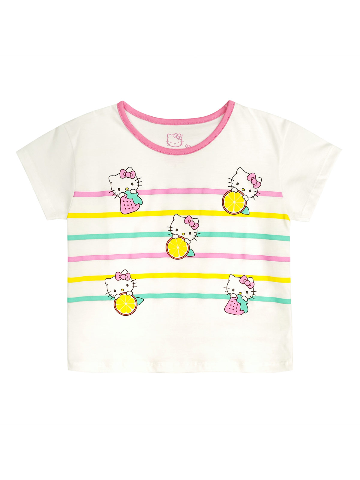 POLO MANGA CORTA NIÑA HELLO KITTY LEMON - 1