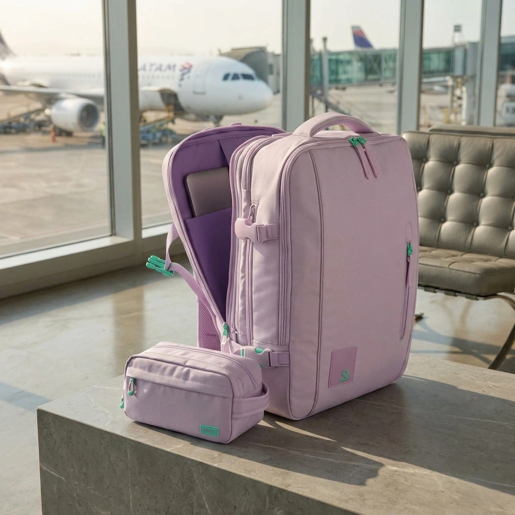 PACK XTREM: MOCHILA PORTALAPTOP VIAJERA DISCOVERY + NECESER VOYAGER - 1